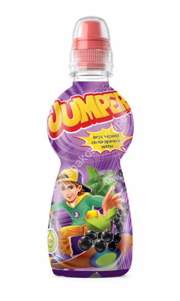 Напиток негазированный Jumper Чёрная смородина-мята 0,33 л оптом 