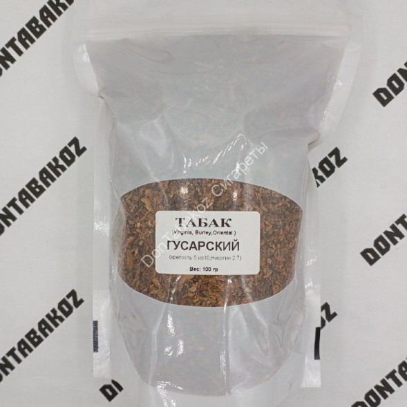 Иранский табак для самокруток и гильз "Гусарский" 100 г 