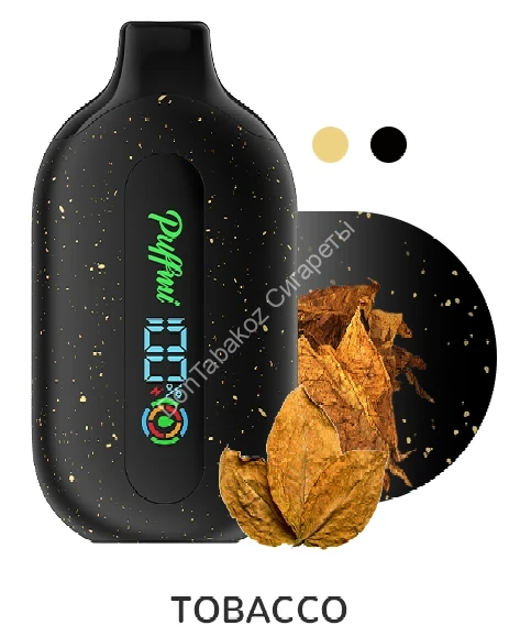 Электронная сигарета Puffmi Pure Tobacco - табак 12000 затяжек 20мг (2%) оптом 