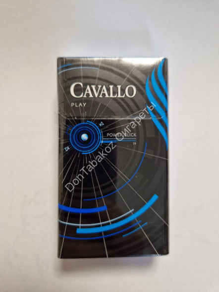 Сигареты Cavallo Play Blue (кнопка) оптом 