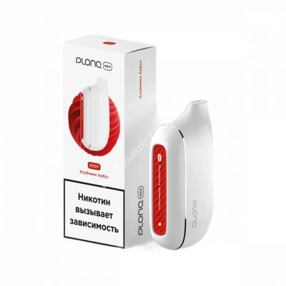 Электронная сигарета PLONQ MAX 6000 Клубника арбуз 20мг ОПТОМ        
