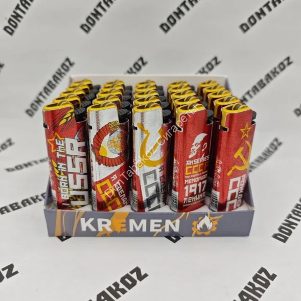 Кремниевая зажигалка USSR зажигалка МИКС 