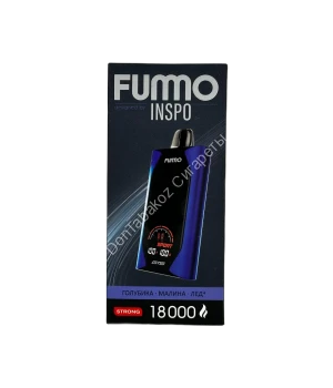 Электронная сигарета Fumo Inspo 18000 затяжек Голубика Малина Лёд оптом    