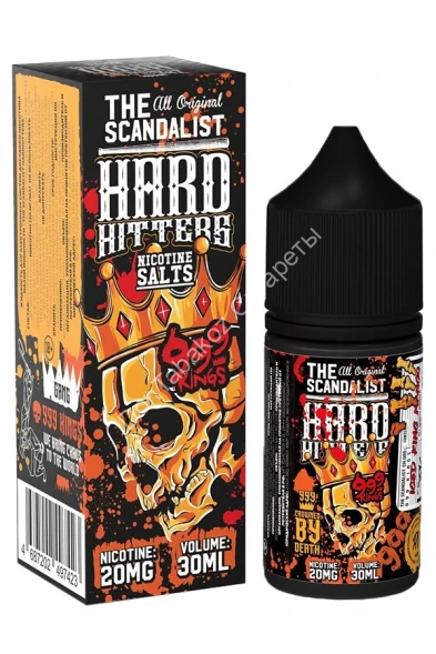 Жидкость для вейпа The Scandalist Hardhitters 999 Kings 30 мл оптом 