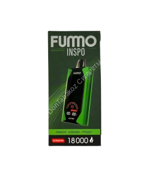 Электронная сигарета Fumo Inspo 18000 затяжек Лимон Клюква Груша оптом      