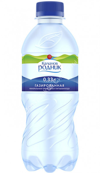 Вода питьевая Калинов Родник газированная 0,33 л оптом 