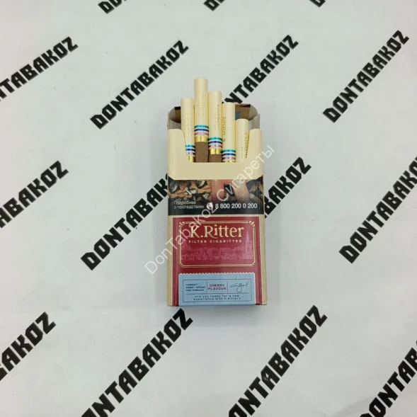 Сигареты К.Риттер Компакт Вишня (K.Ritter cherry flavour) оптом 