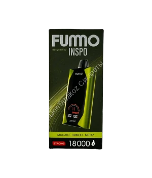 Электронная сигарета Fumo Inspo 18000 затяжек Мохито Лимон Мята оптом        